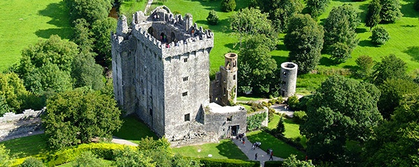 At Blarney Castle, you can kiss the Blarney Stone and get the Gift of Gab
