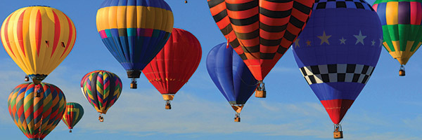 The Albuquerque Balloon Fiesta is an amazing sight to see